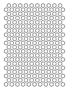 Half Inch Hexagon Coloring Pages Pdf, Free Vectors File
